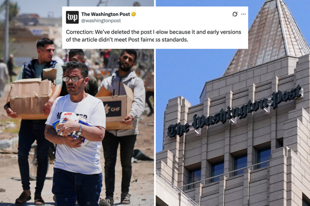 Washington Post admits to defective reports on the claim that Israel killed dozens of Gazan civilians at the help site