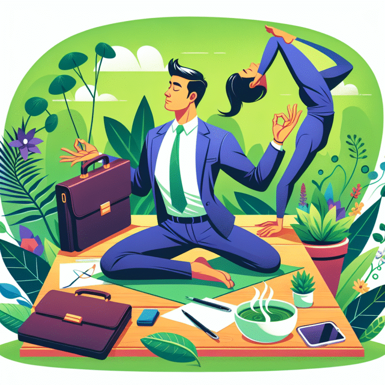 Stress relief techniques for professionals on the go