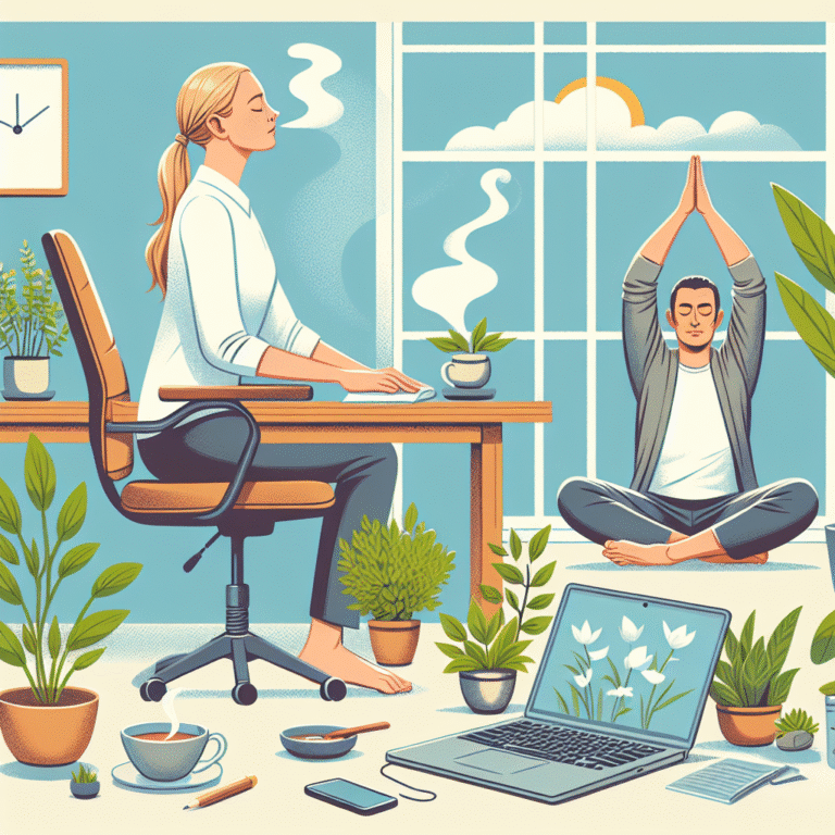 Natural ways to relieve stress during work hours