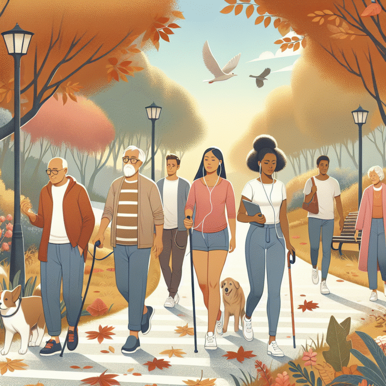 The benefits of walking for stress reduction