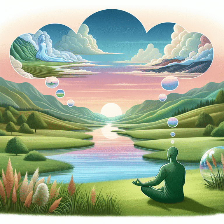 Guided imagery techniques for mental relaxation