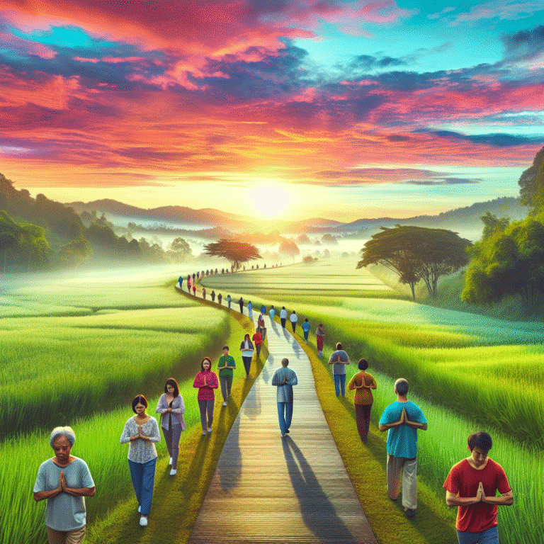 mindful walking exercises: connecting with nature