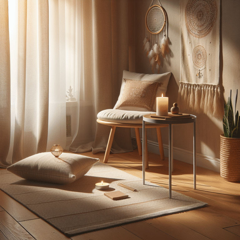 creating a calming home environment for meditation