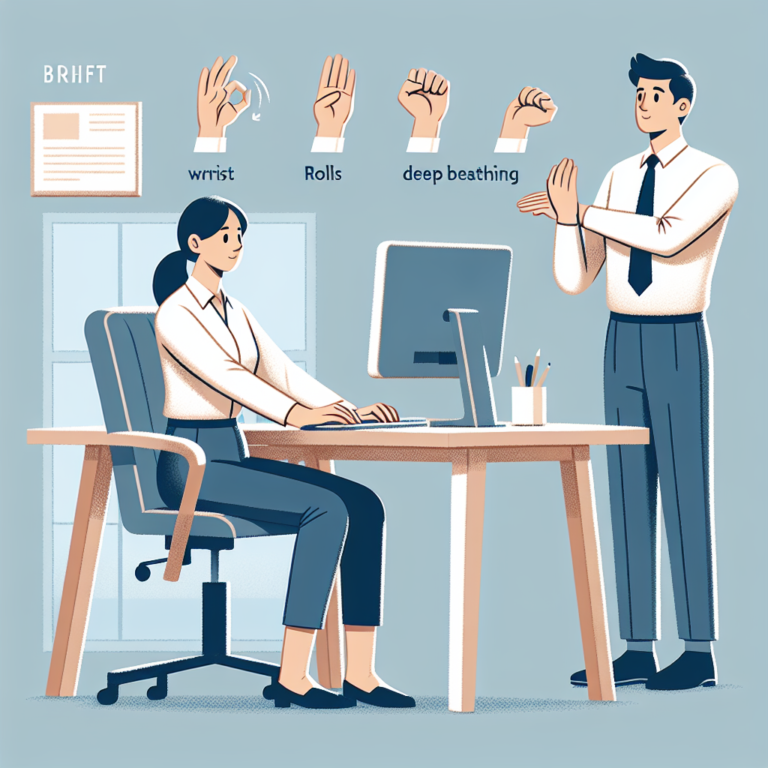 Quick stress relief exercises to do at your desk