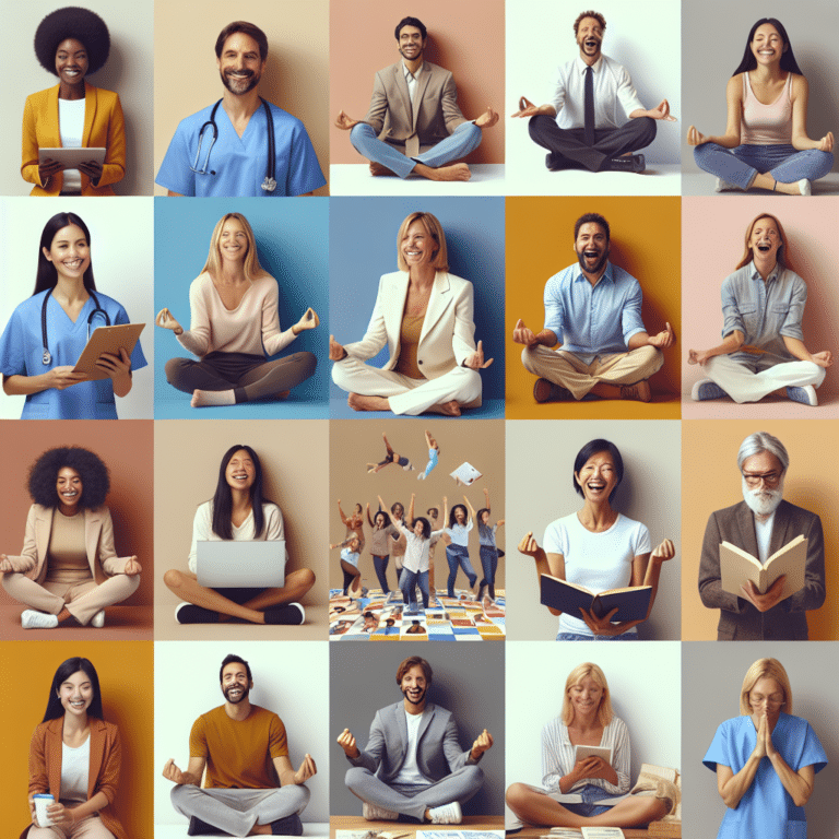 stress relief suggestions tailored for working professionals