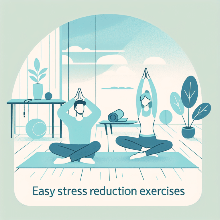 easy stress reduction exercises that beginners can try