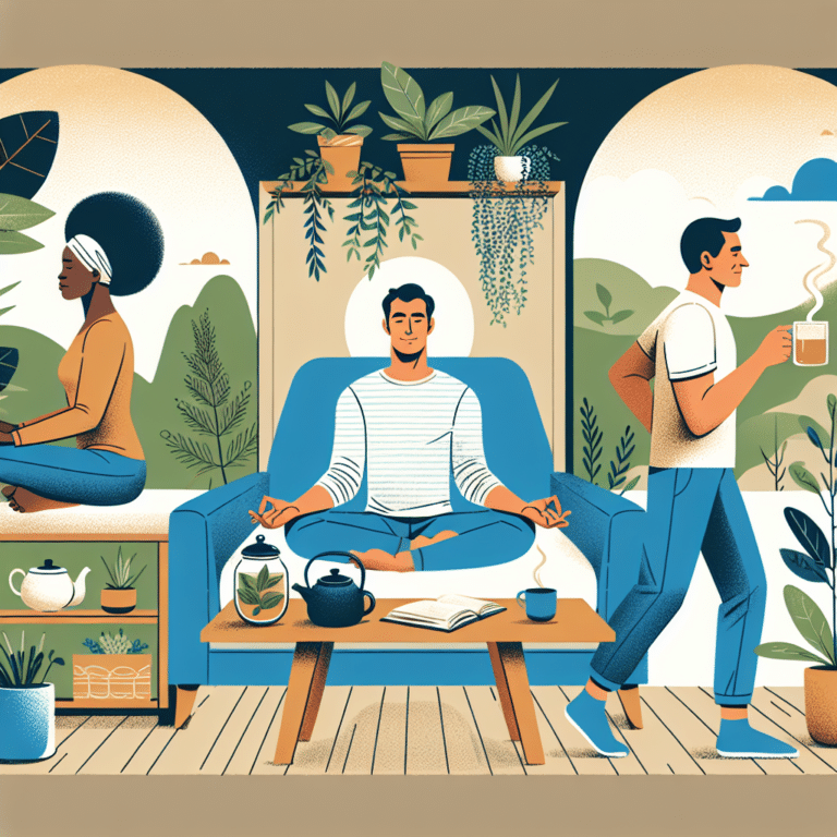 natural stress relief techniques for busy adults