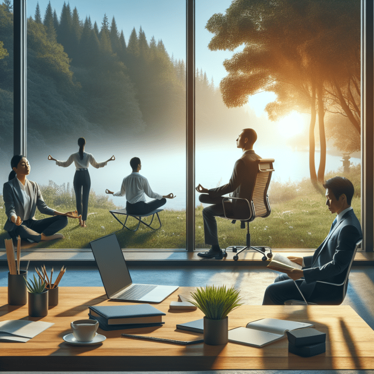 stress relief suggestions tailored for working professionals